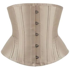 Sleek Beige Shapewear Corset Golden